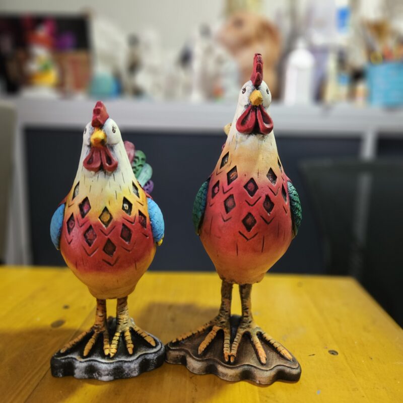 Pareja de gallos